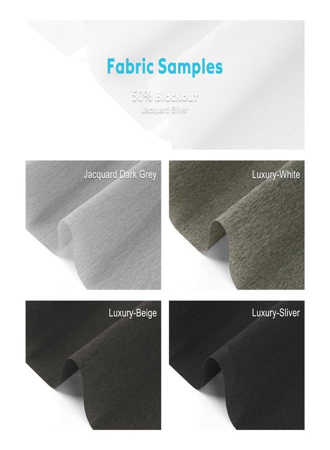 Blindify Motorized Light Filtering Shades, Work with Homekit Thread, Alexa Google Home, 60% Blackout Shades Translucent, Cordless Window Blinds with Remote Fabric Sample, Multi-Color - Image 5